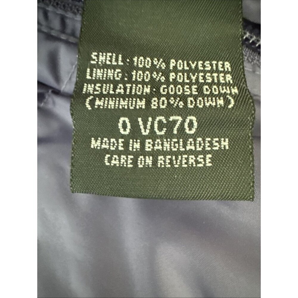 Vtg LL Bean Purple Waterproof Goose Down Reversible Women's Puffer Jacket Size M - Picture 6 of 9